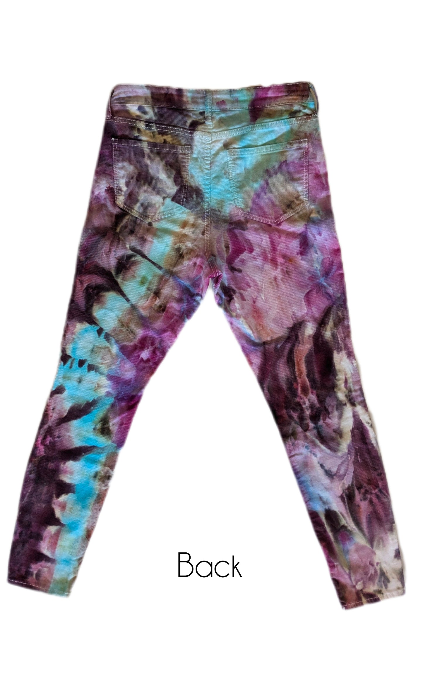 Ice Dye Corduroy Pants - Size 8