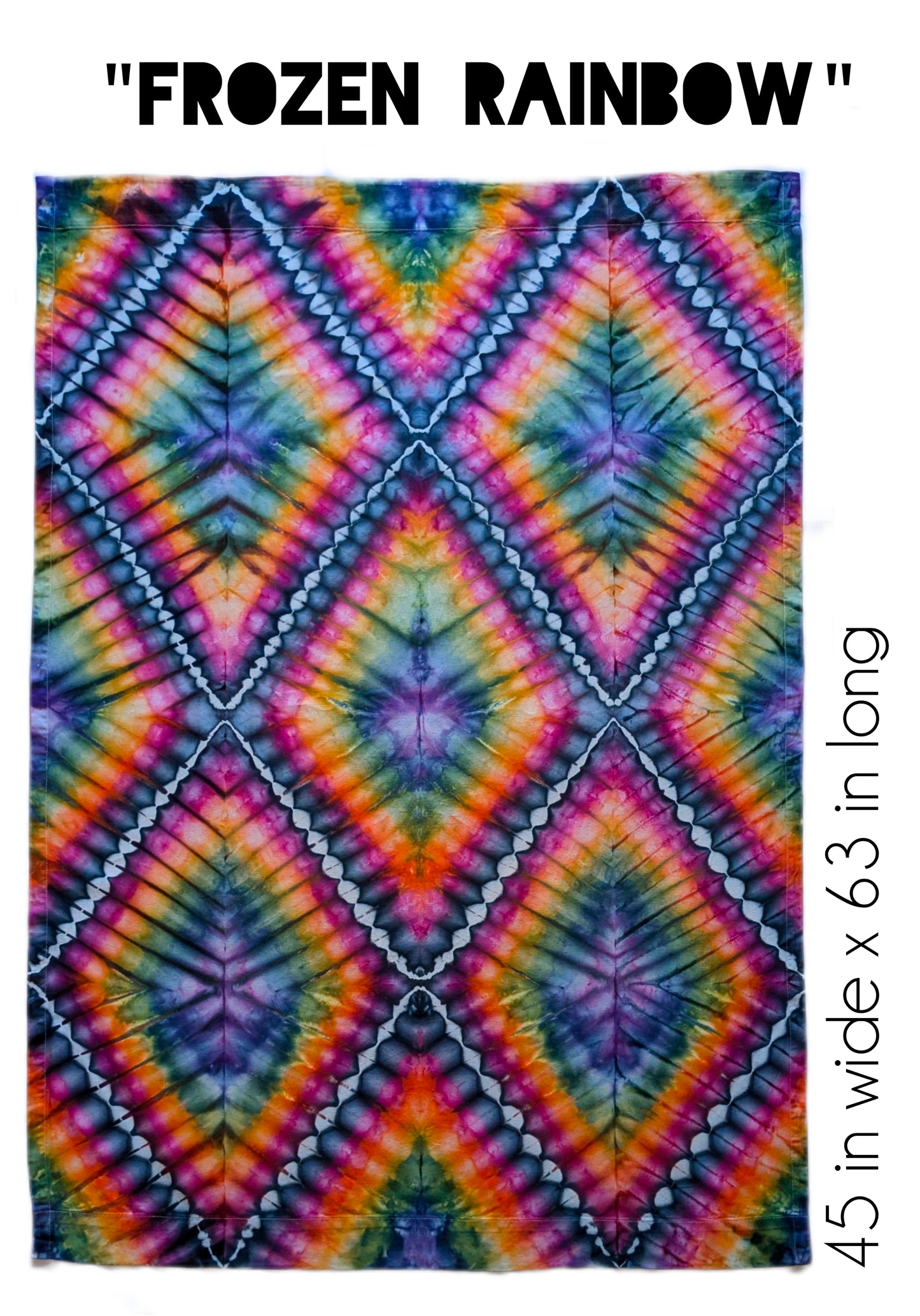 Frozen Rainbow Tapestry - 45" x 63"