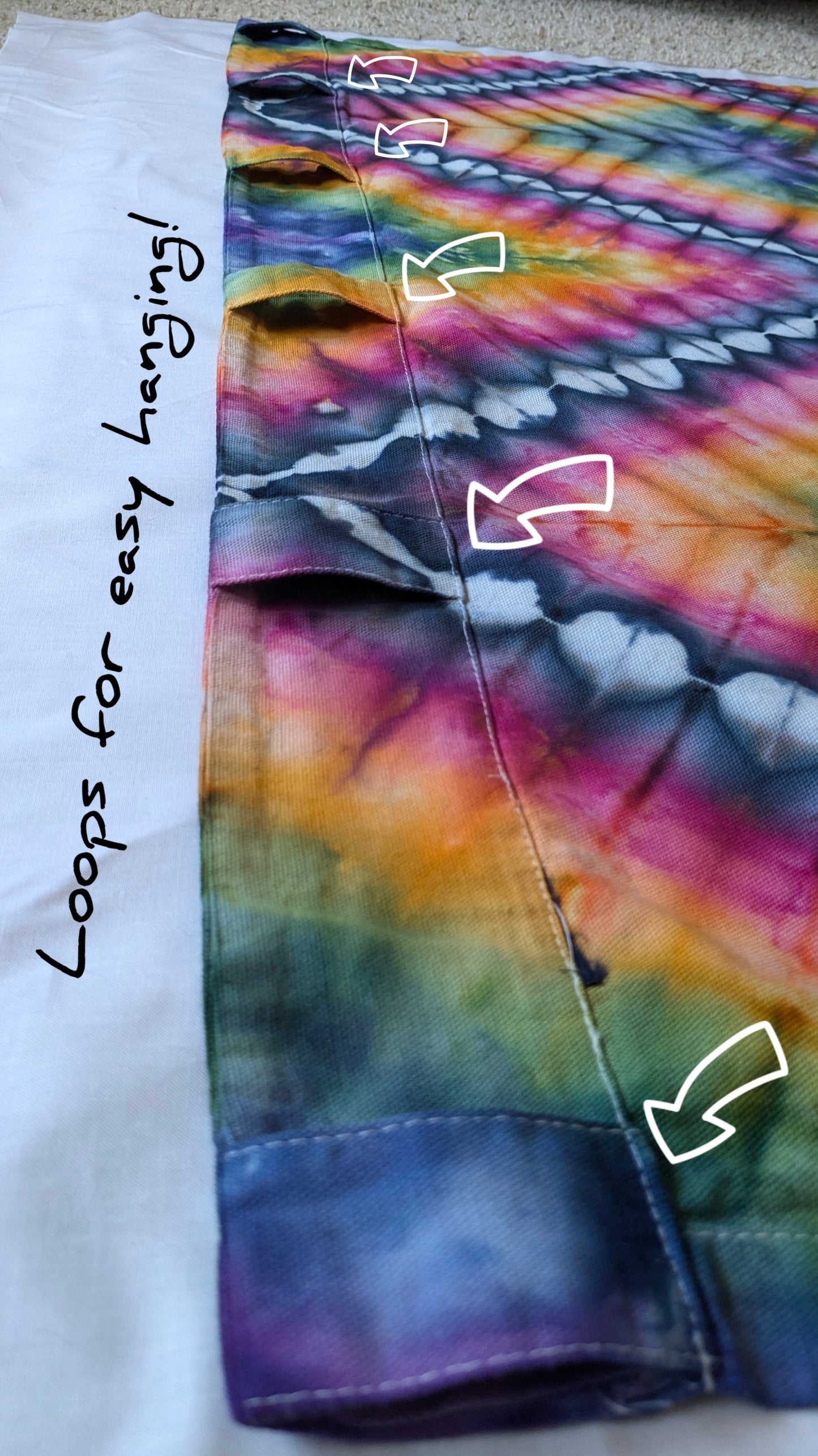 Frozen Rainbow Tapestry - 45" x 63"