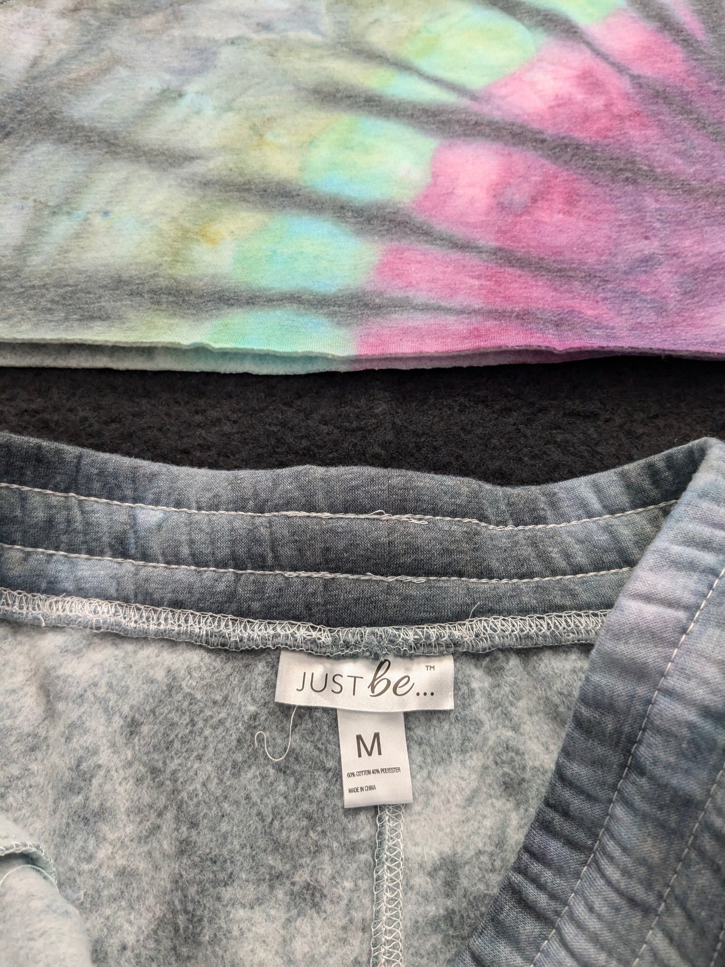 Tie Dye Crop Sweatsuit Set - Md / Lg