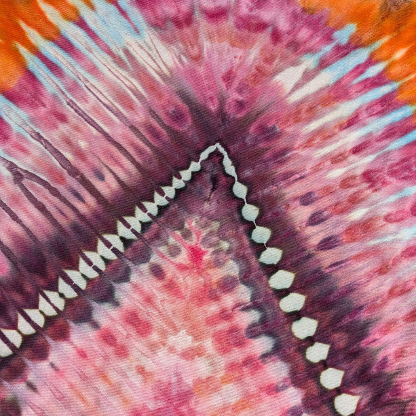 Ice Dye V Long Sleeve Shirt - Medium