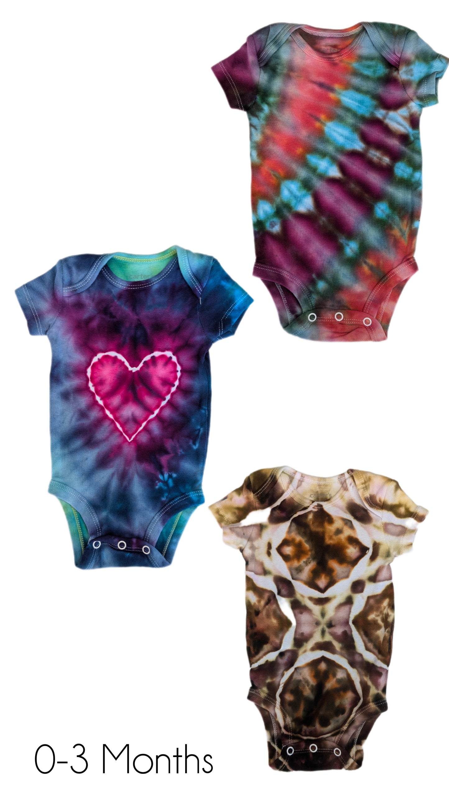 Baby Onesie - 3 Pack - 0 to 3 Months