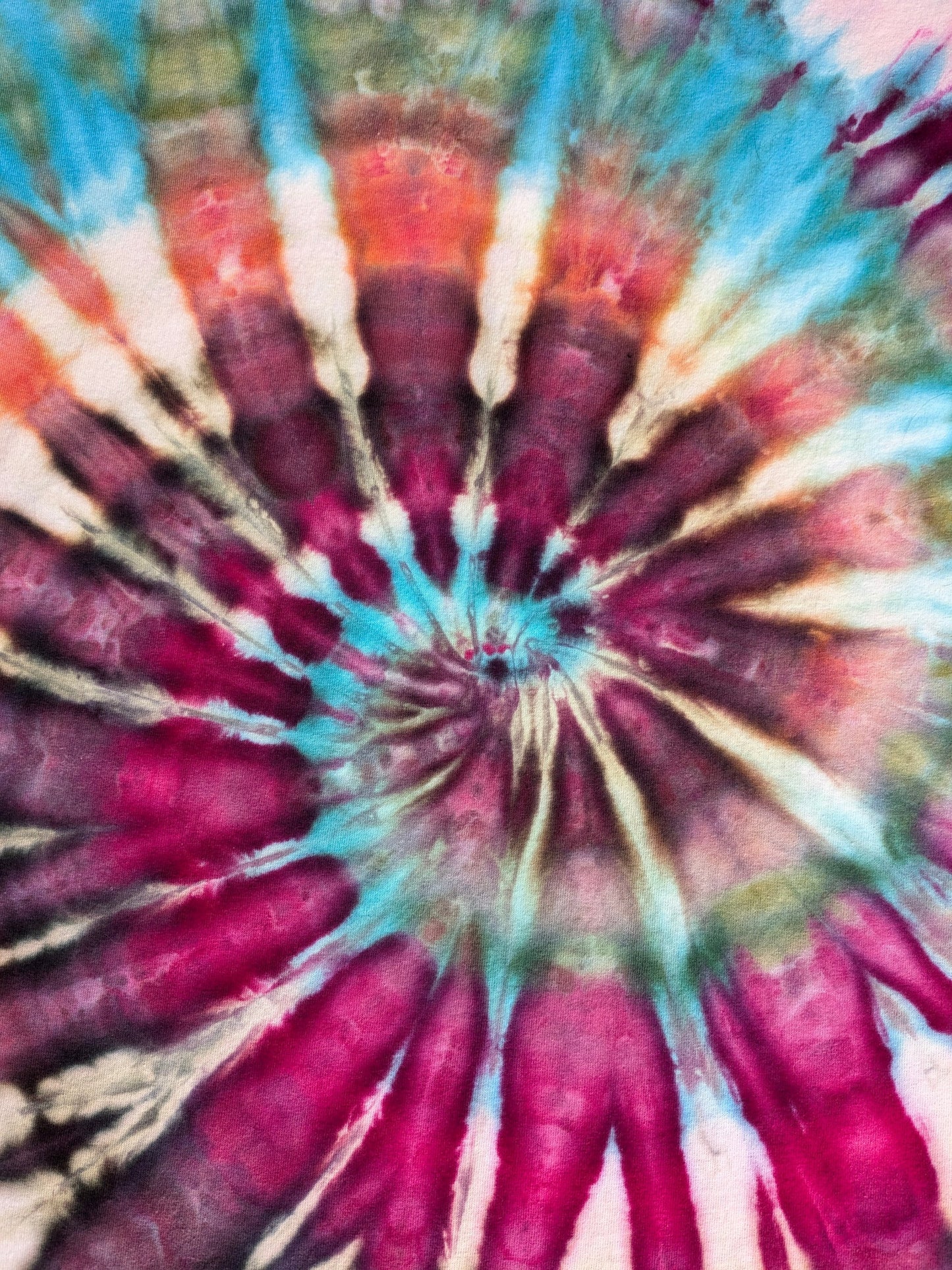 Ice Dye Spiral T-Shirt - X Large