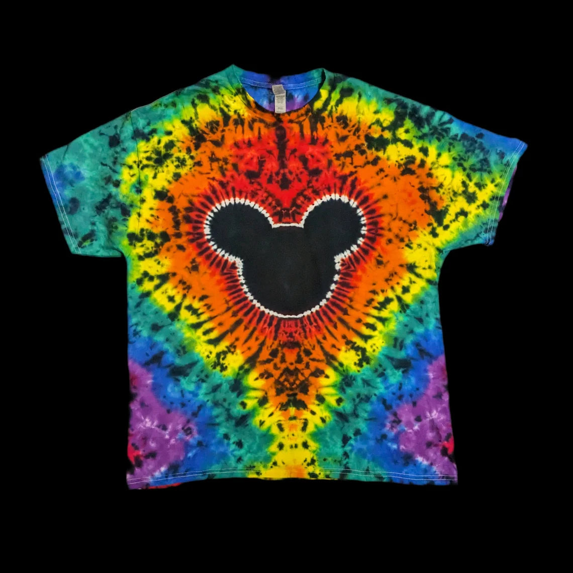 Rainbow Scrunch Tie-Dye T-Shirts