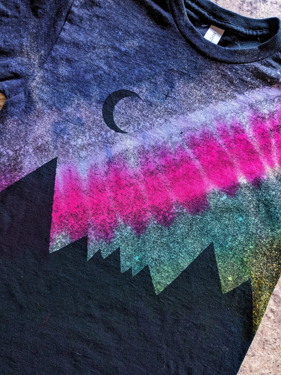 Northern Lights - Silhouette Tie Dye