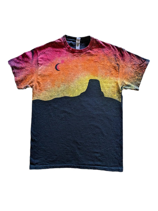 Devils Tower WY - Silhouette Tie Dye