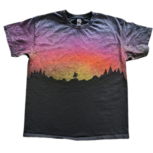 Cowboy Sunset - Silhouette Tie Dye